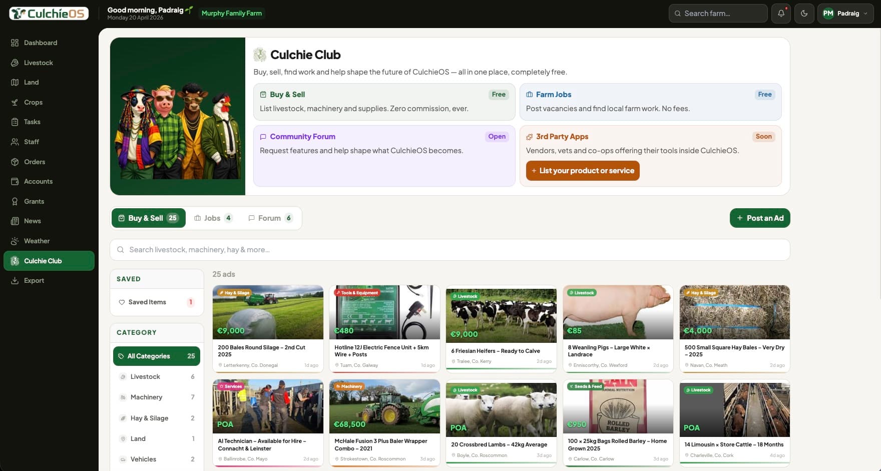 Culchie Club screenshot